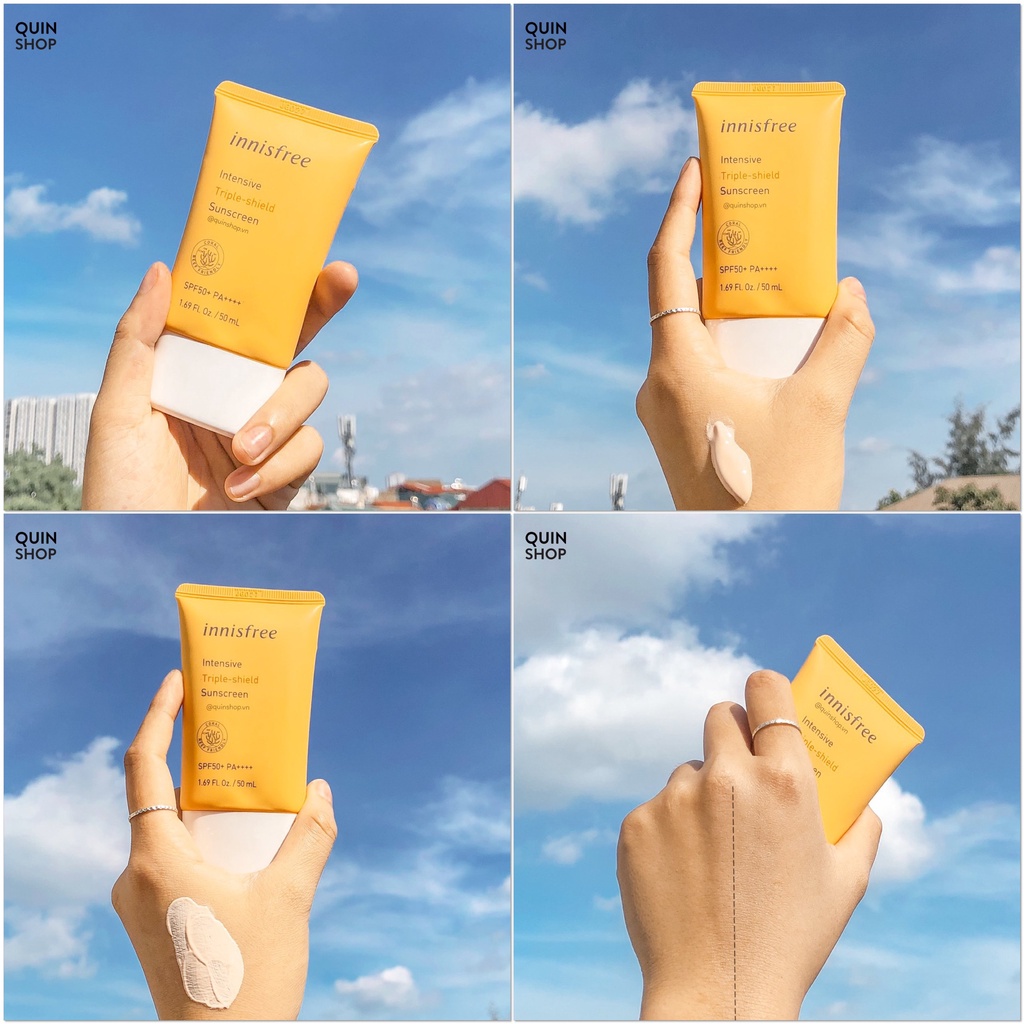 Kem Chống Nắng Cho Mọi Loại Da Innisfree Triple Shield Sunscreen