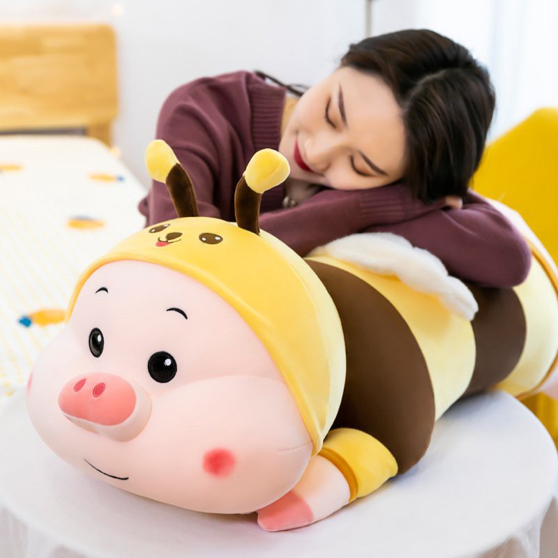 Gấu bông Bee Pig, Heo Ong Chăm Chỉ (60cm---1m2)