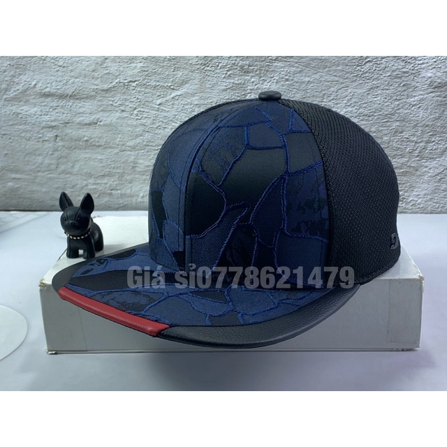 Mũ kết lưỡi trai nón snapback thể thao S vá lưới hông 9 thời trang nam