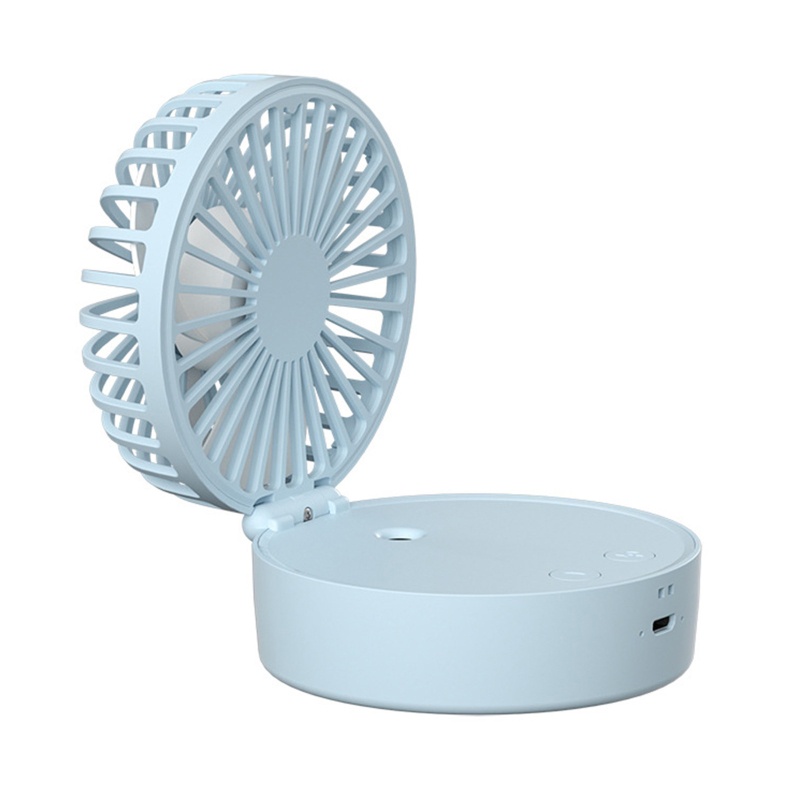 Quạt Phun Sương Mini Cầm Tay Sạc Pin Tiện Dụng