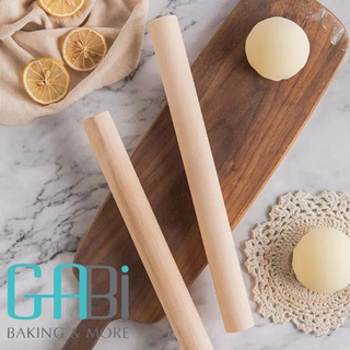 Cây cán bột gỗ trơn