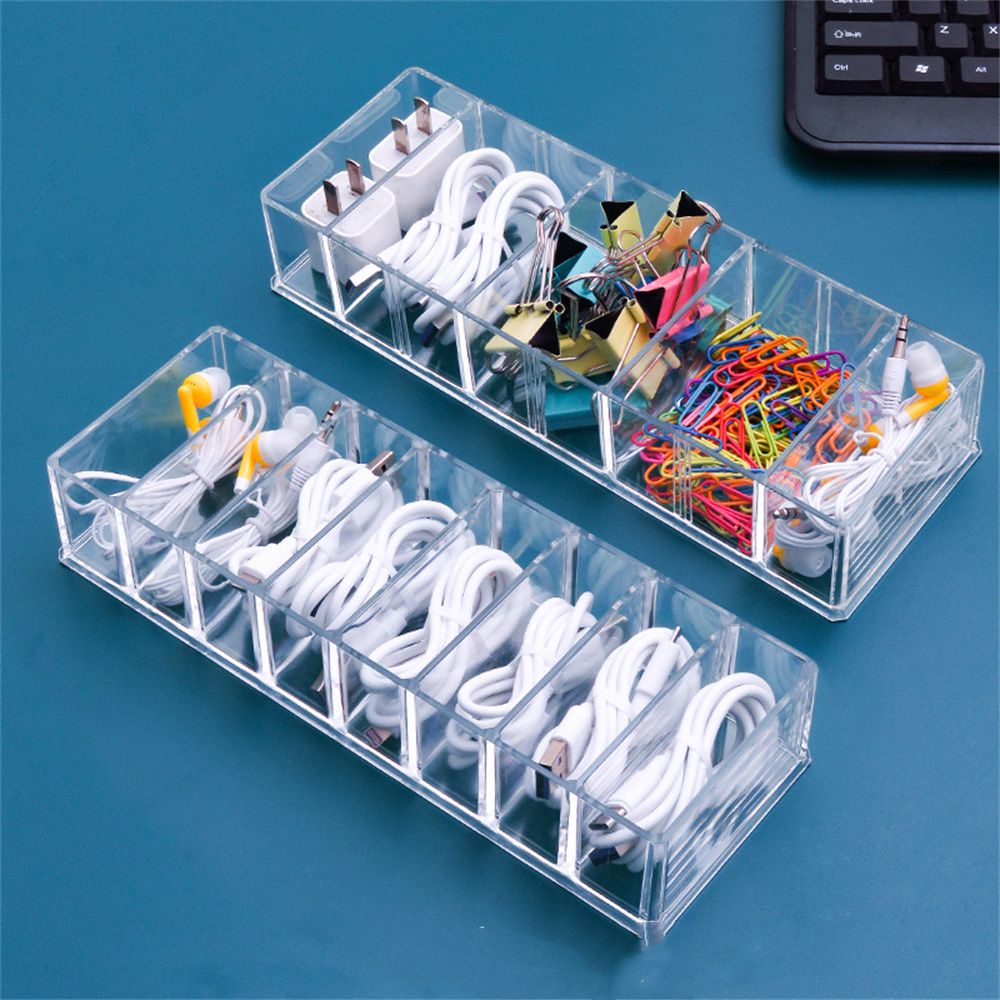 Hộp đựng bảo vệ cáp sạc chống bụi tiện dụng / 10 Khóa cáp giữ gọn gàng tiện dụng