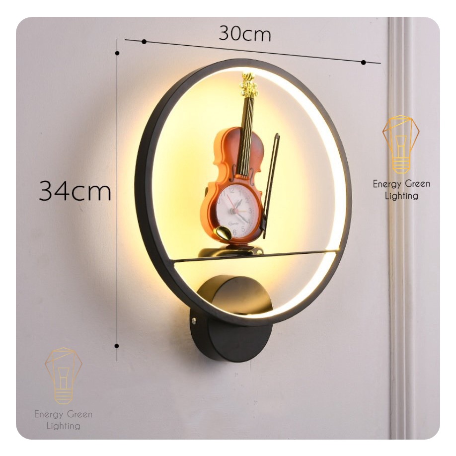 Nhiều Mẫu - Đèn Led Treo Tường Energy Green Lighting Hiện Đại Con Thuyền GT178 ,Cây Đàn GT180 - 3 Chế Độ Ánh Sáng