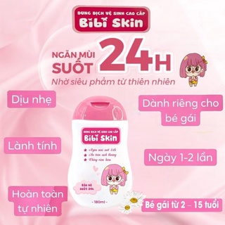 Dung Dịch Vệ Sinh Bé Gái BiBi Skin 180ml