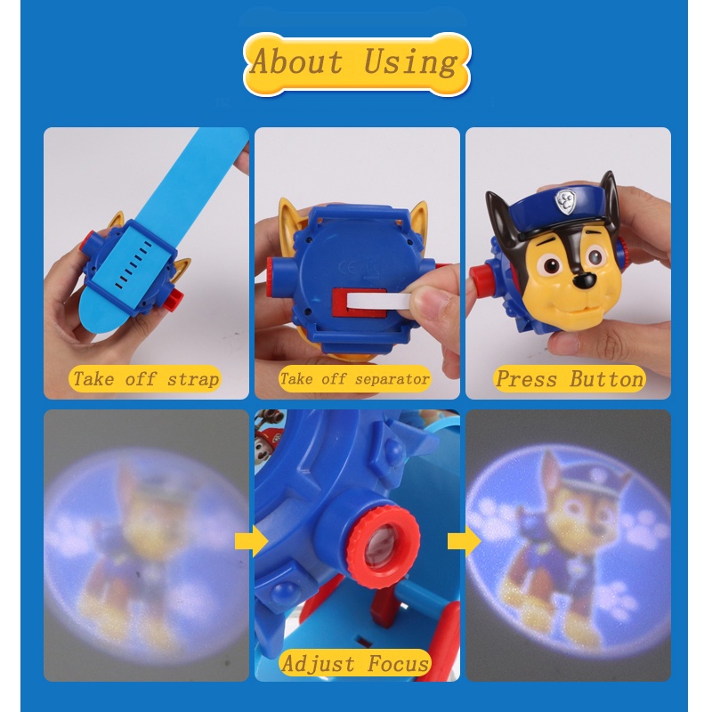 MARSHALL Đồ Chơi MáY ChiếU HìNh Paw Patrol 3D Cho Bé