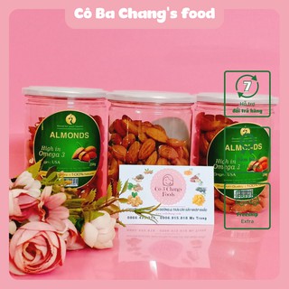 Hạt hạnh nhân tách vỏ mỹ hũ 250g