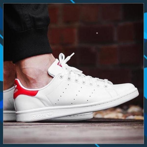 Xả Mới - Giày bata stan-smith. chuẩn nam nữ trắng gót màu loại chuẩn chất xịn - kèm hộp xịn AL6