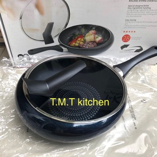 Chảo nhôm chống dính sâu lòng T&K Made by Kims Cook 28cm