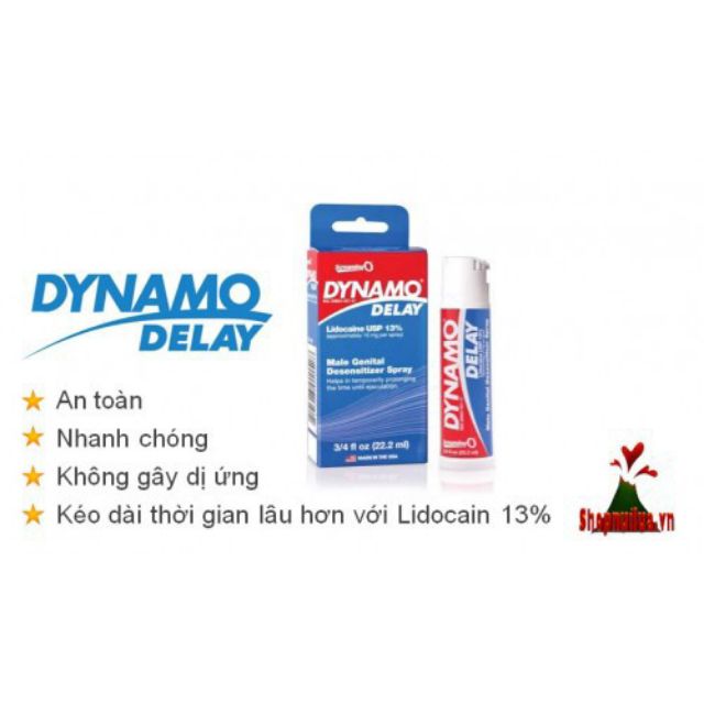Chai xịt CHỐNG XUẤT TINH SỚM DYNAMO DELAY