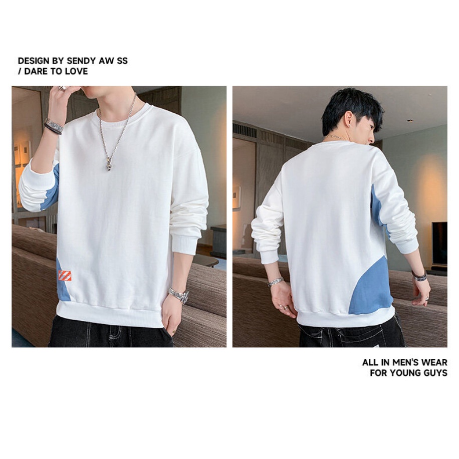 Áo sweater Tay Dài Cổ Tròn Thời Trang Mùa Thu Mới 2022 Cho Nam