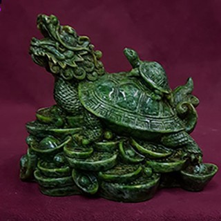 Tượng rùa phong thủy - Tượng trang trí - Rùa đầu rồng - CV 033 - Xưởng E3D