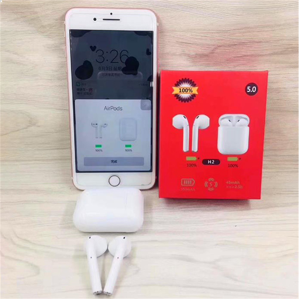 Tai Nghe Airpods H2 Bluetooth 5.0 Tự Động Kết Nối