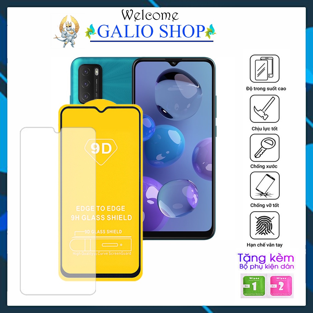 Kính cường lực Vsmart Star 3 Star 4 Star 5 full màn 9D và trong suốt chống rơi vỡ trầy xước tặng kèm khăn lau màn hình