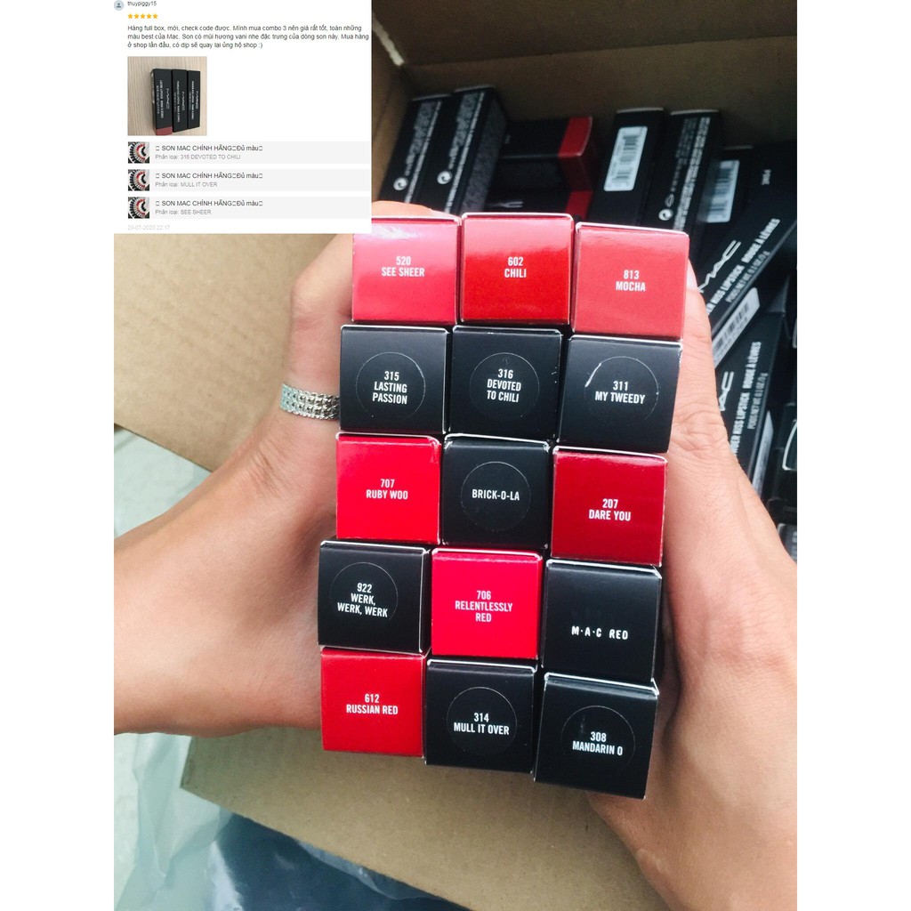 ✅ SON MAC CHÍNH HÃNG✅Đủ màu✅ | BigBuy360 - bigbuy360.vn