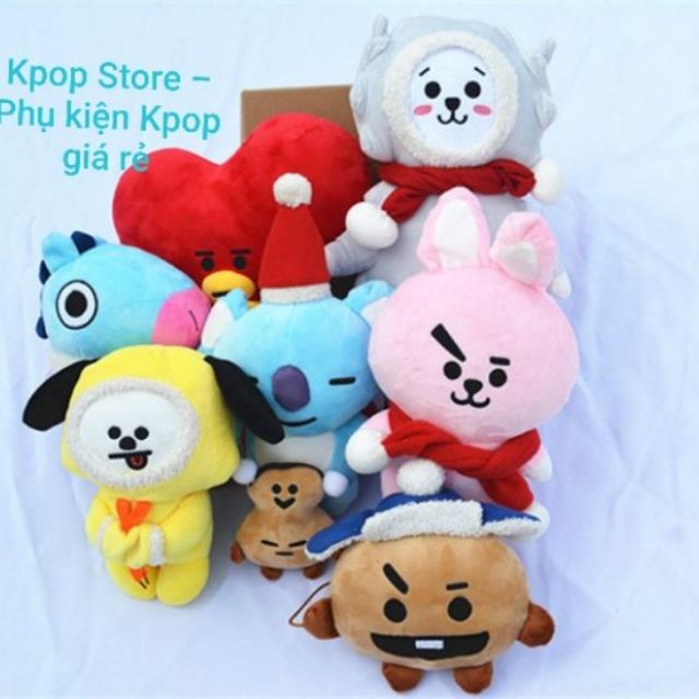 Standing Doll BTS BT21 giáng sinh haloween