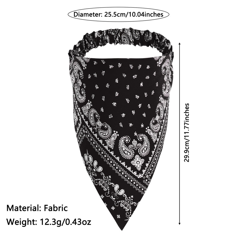 Băng Đô In Hoa Phong Cách Bohemian Thời Trang Cho Nữ