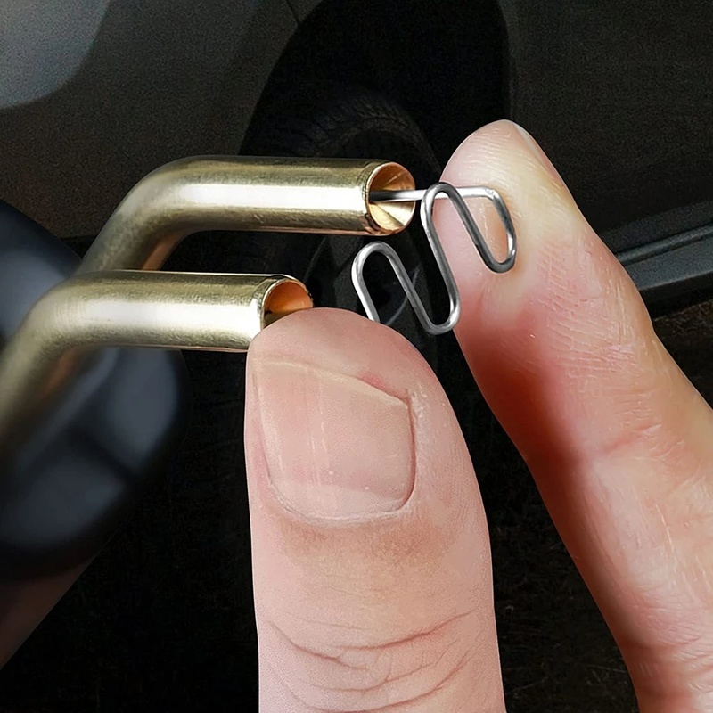 FENDER Bộ 100 Đinh Thép Chất Lượng Cao 0.6/0.8mm Gắn Cản Trước Xe Hơi