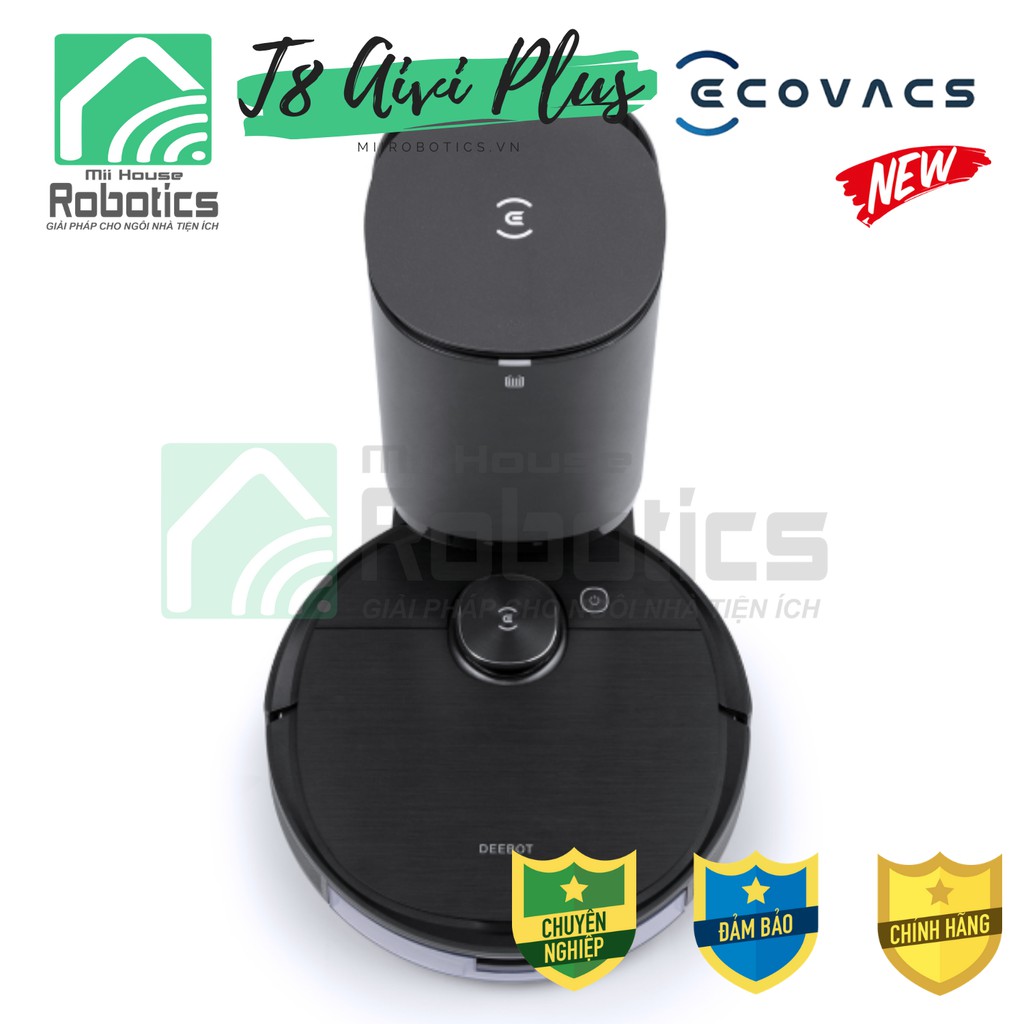 [Mod2021] Ecovacs DEEBOT T8 AIVI PLUS - Robot Hút Bụi - Robot lau nhà - Hàng mới 100% Chính hãng - Giá tốt nhất