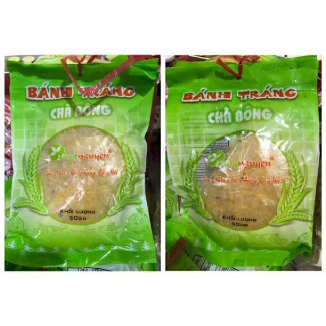 Xâu 12 gói bánh tráng chà bông