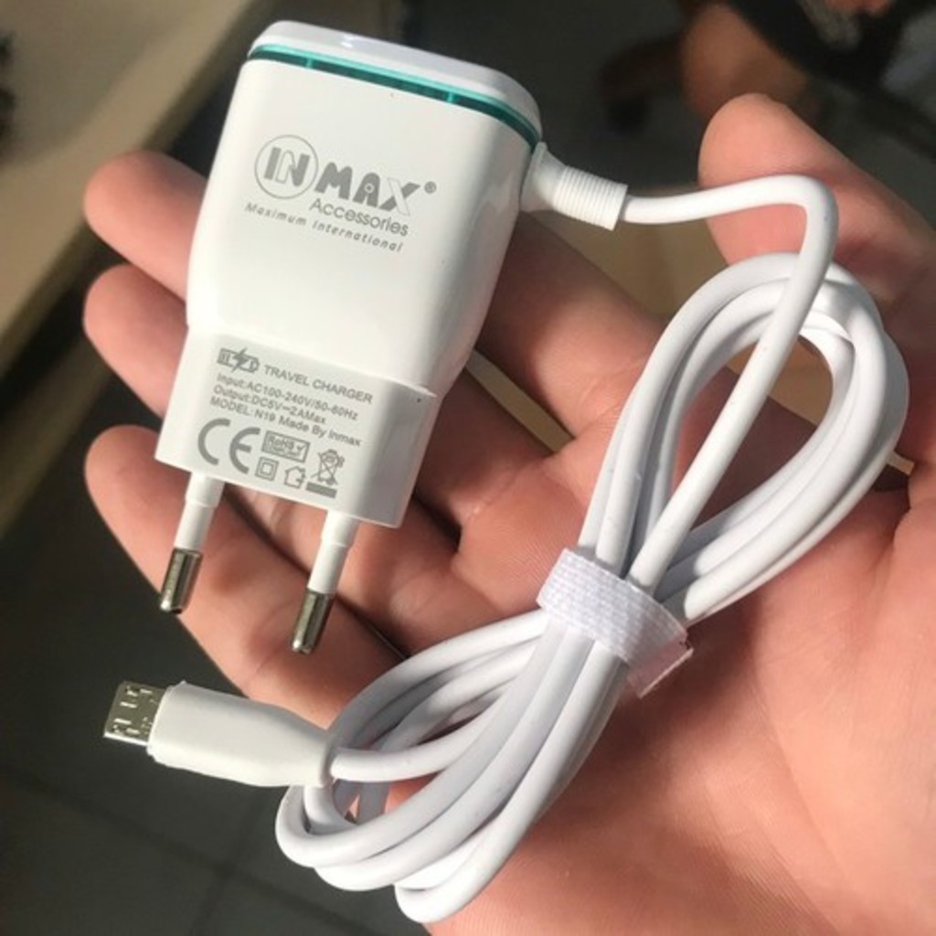 Bộ Sạc INMAX Micro 2.1A Hỗ Trợ Sạc Nhanh Siêu Tốc - Có Đèn Báo