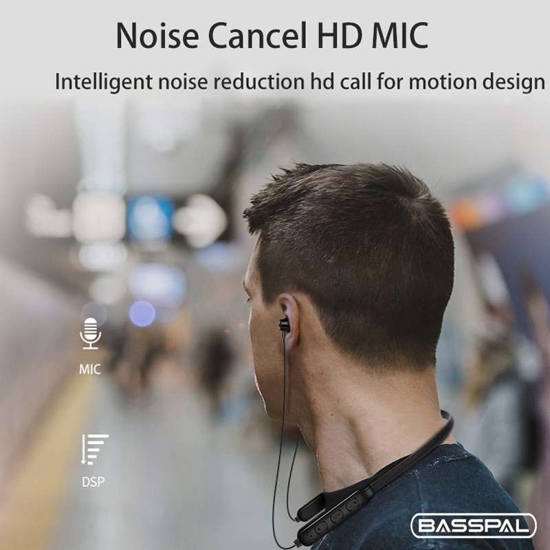 Tai nghe Basspal G02 không dây kết nối bluetooth kèm mic dùng cho điện thoại di động