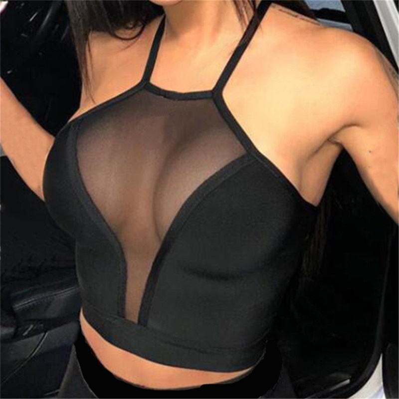 Áo Croptop Hai Dây Hở Lưng Gợi Cảm Cho Nữ
