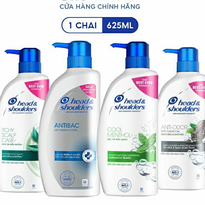 Dầu gội Head &amp; Shoulders 850g Chai lớn