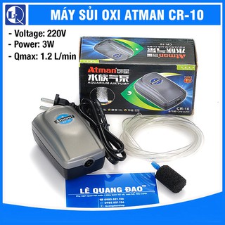 MÁY SỦI KHÍ OXY 1 VÒI ATMAN CR-10