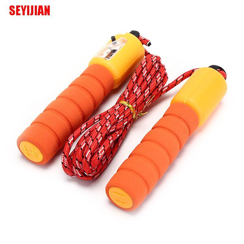 1 Dây Nhảy Đếm Tốc Độ Có Thể Điều Chỉnh Dùng Khi Tập Thể Hình