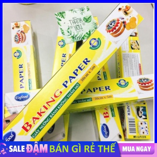 Cuộn Giấy Nến, Lót Nướng Bánh, Nướng Hấp Bánh Nướng Chịu Nhiệt Chống Dính Không Thấm Dầu