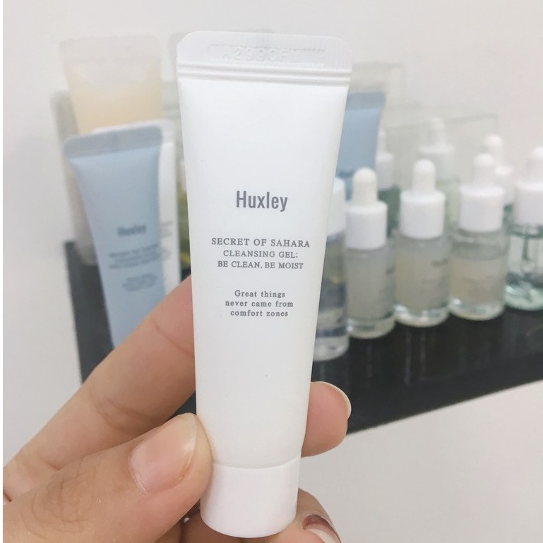 [MINI 10ML] SỮA RỬA MẶT CHIẾT XUẤT XƯƠNG RỒNG HUXLEY CLEANSING GEL