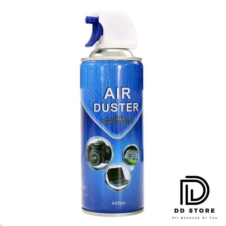 Bình Xịt Nén Khí Air Duster vệ sinh siêu sạch bàn phím, laptop ,điện thoại, đồng hồ - DD STORE