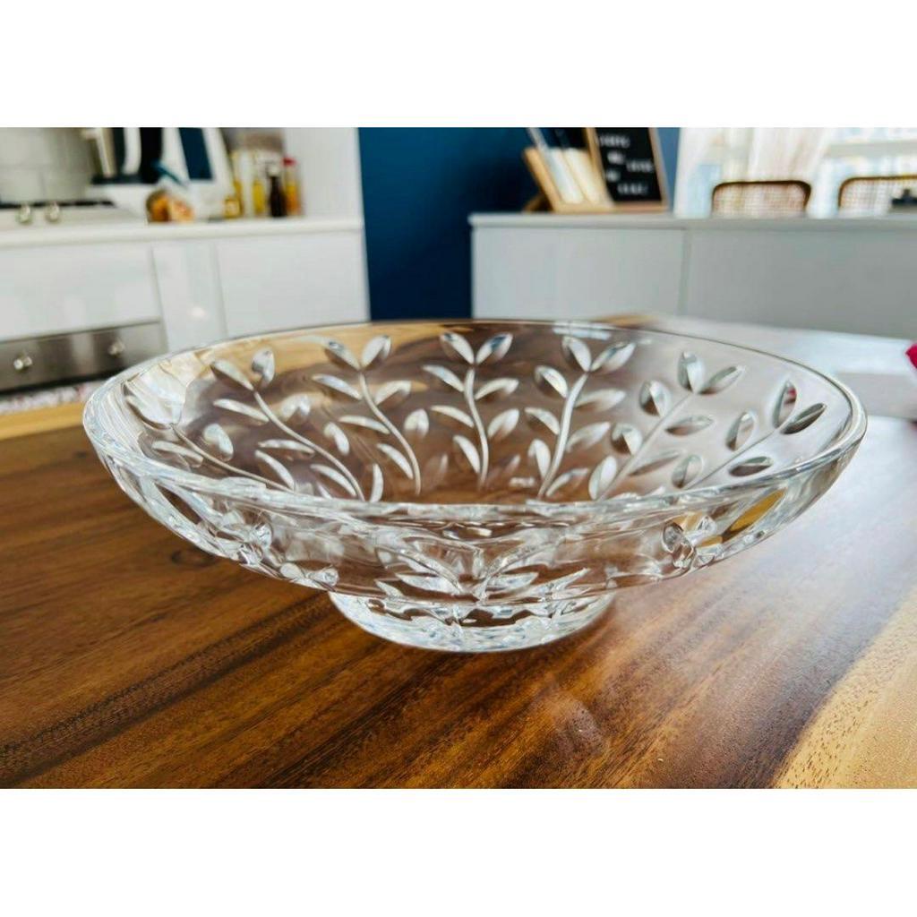 Khay Thuỷ Tinh Pha Lê Ý RCR - Laurus Centerpiece 30.5cm
