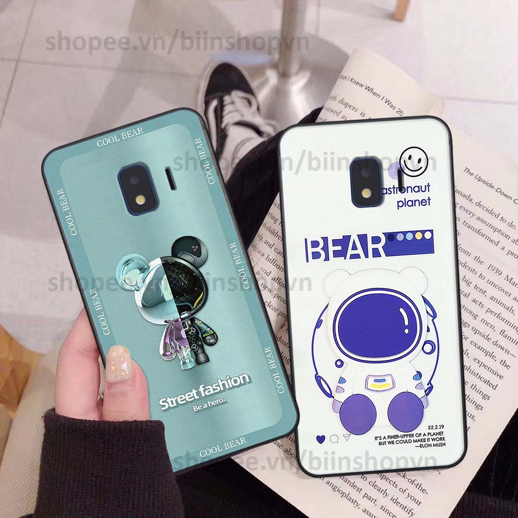 Ốp Samsung J2 Pro / J2 Core hình gấu bear brick đẹp độc lạ, thời trang, cá tính