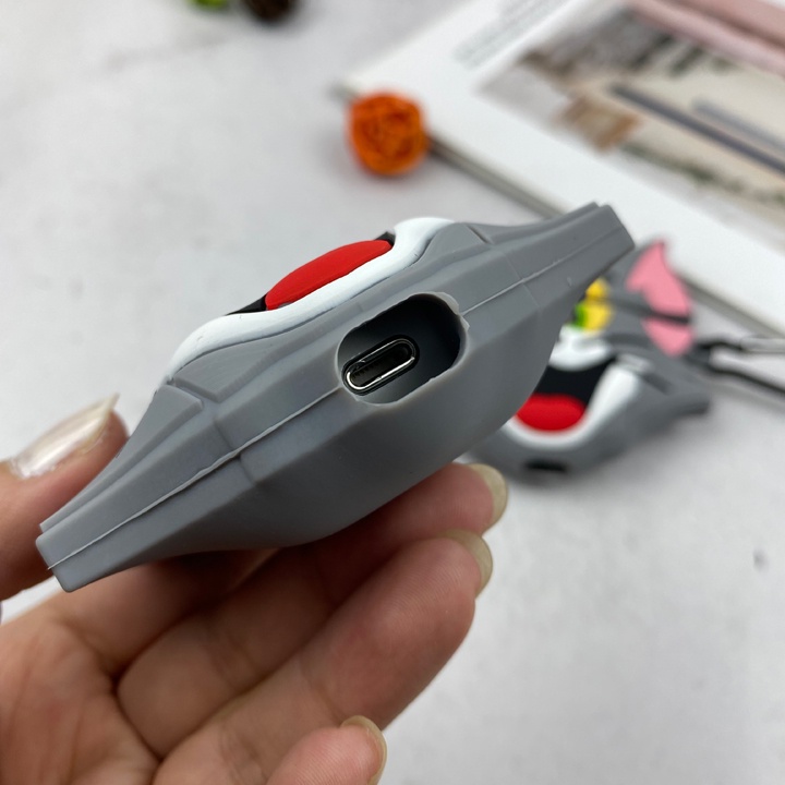 Case Airpods 1/2/Pro, Ốp Airpods Mèo &amp; Chuột hoạt hình dễ thương - Mã TZAP365
