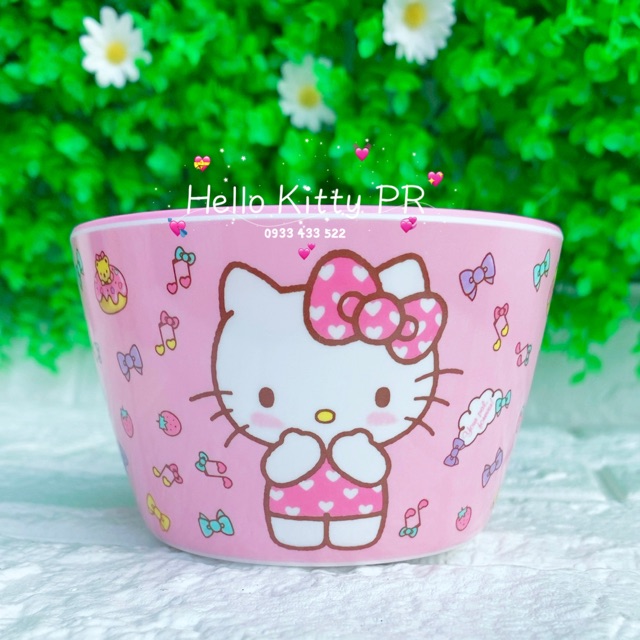 Set combo bàn ăn Hello Kitty