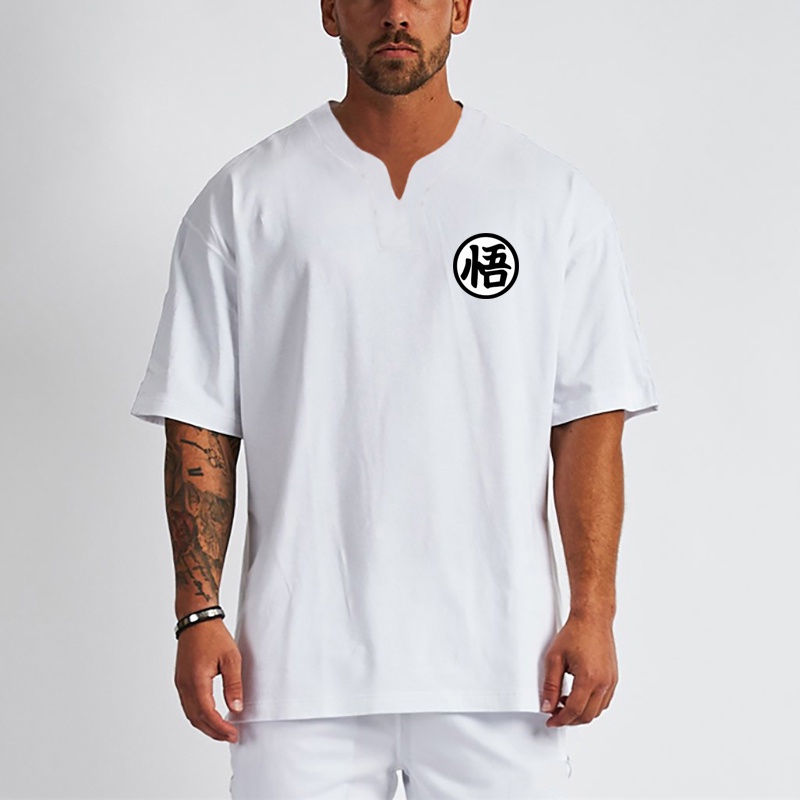 Áo Thun Tay Ngắn Dáng Rộng Phong Cách Hip Hop Có 3 Màu Thời Trang Cho Nam