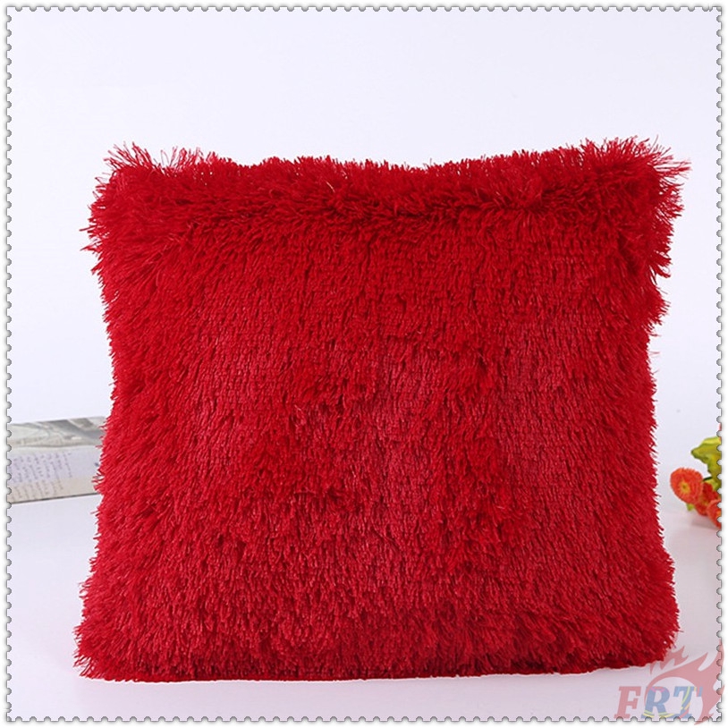 ▶ Plush Cushion Cover ◀ 1Pc Pillow Cover Cushion Case Sofa Bed Decorative Pillow Case Home Decor