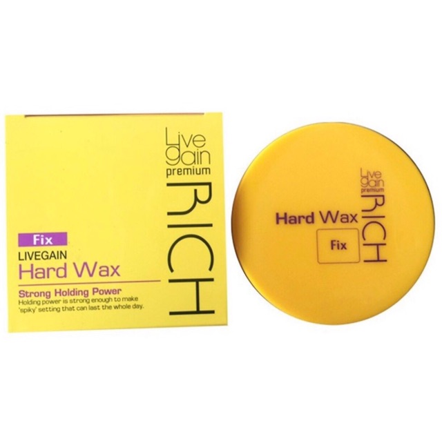 Sáp vuốt tóc siêu cứng Livegain Premium Rich Hard Wax Fix 110g