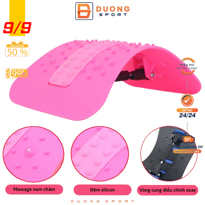 Dụng Cụ Massage Hỗ Trợ Tập Lưng, Cổ, Vai, Gáy, Khung Nắn Chỉnh Cột Sống Dương Sport PK0045