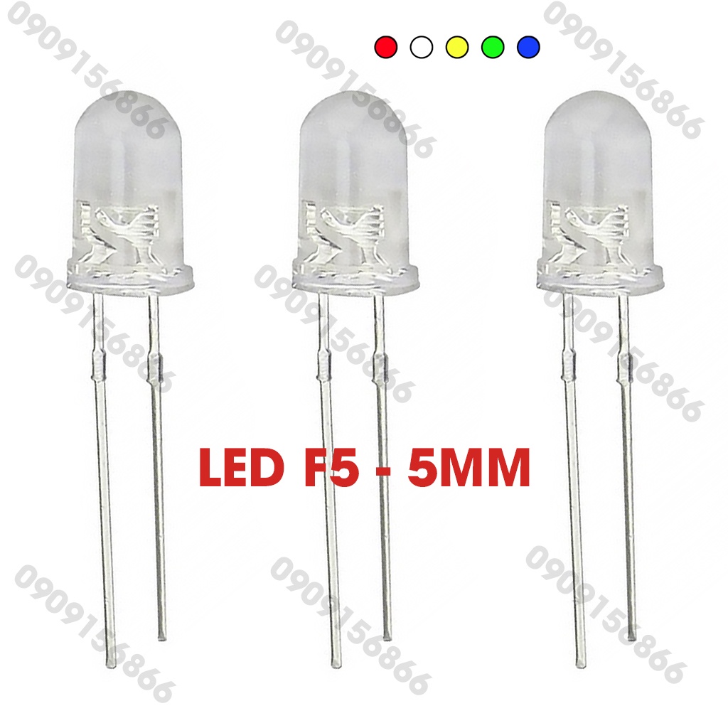 Led đục phi 5 ,