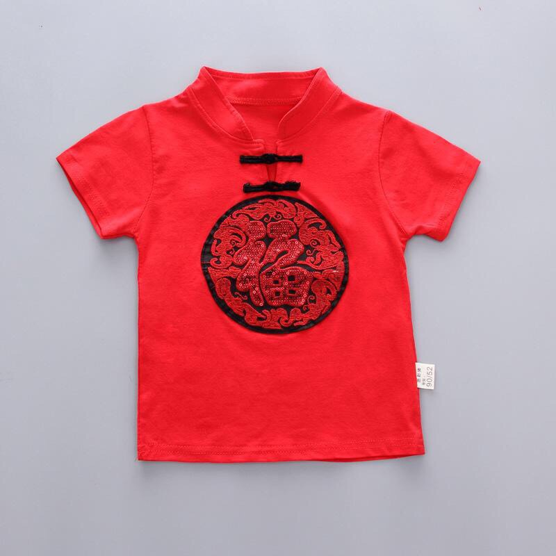 Bộ đồ tết bé trai thun cotton cho bé 1 - 3 tuổi