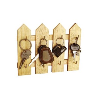 Hàng rào chìa khóa 4 thanh  (T6645231) - Kích thước: 3.5 x 20.5 x 17 cm - Gỗ tự nhiên