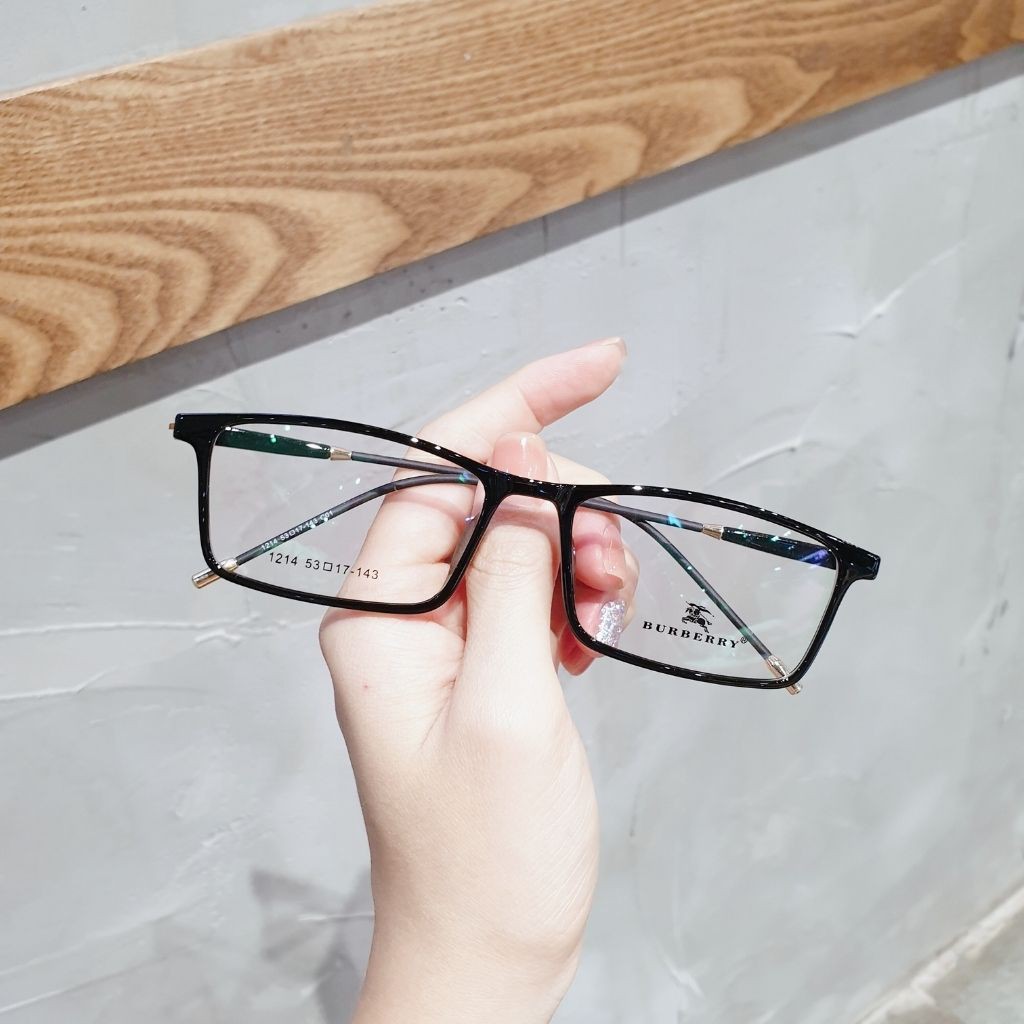 Gọng kính cận nam nữ mắt vuông gọng nhựa dẻo thời trang cao cấp, kính mắt Qiwa Eyewear 1214 | BigBuy360 - bigbuy360.vn