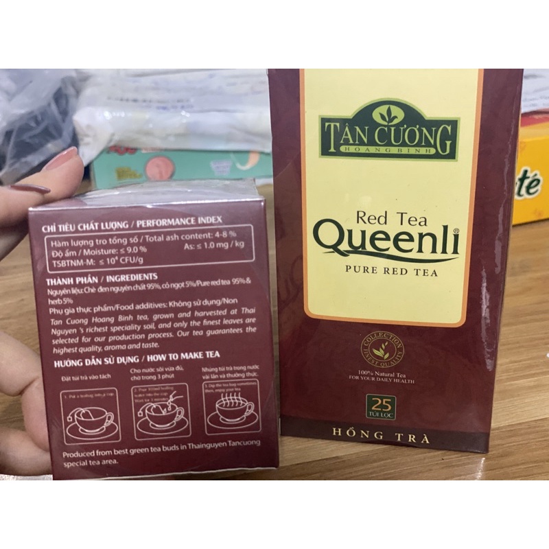 Trà Xanh Hương Nhài / Hương Sen / Hồng Trà Túi Lọc “Queenli”