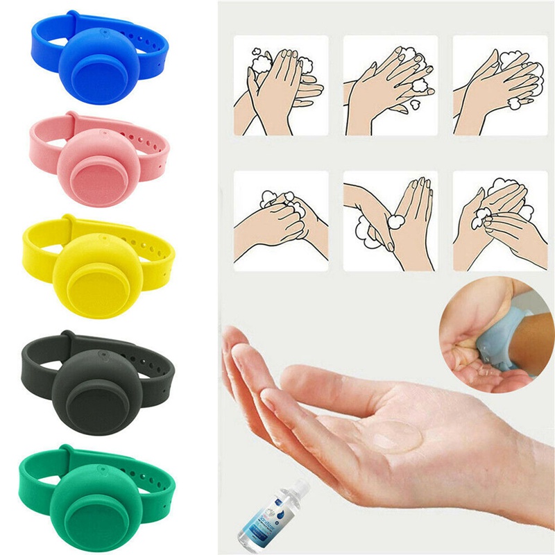 Vòng đeo tay silicone đựng nước rửa tay | BigBuy360 - bigbuy360.vn