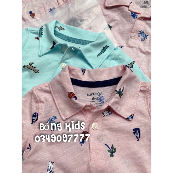 Bộ Hè Bé Trai In Hình C@rters