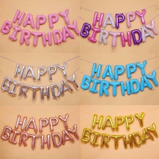 Chữ bóng HAPPY BIRTHDAY - lựa màu khách nhé