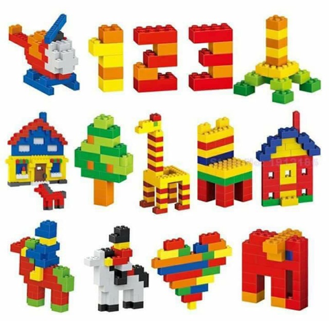 Bộ lego 1000 chi tiết cho bé