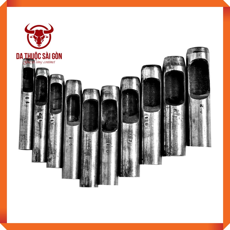 Đục lỗ tròn 22mm chuẩn xác - Có 38 Size (Từ 1mm đến 38mm) xem ngay trong sản phẩm - Dụng cụ làm da